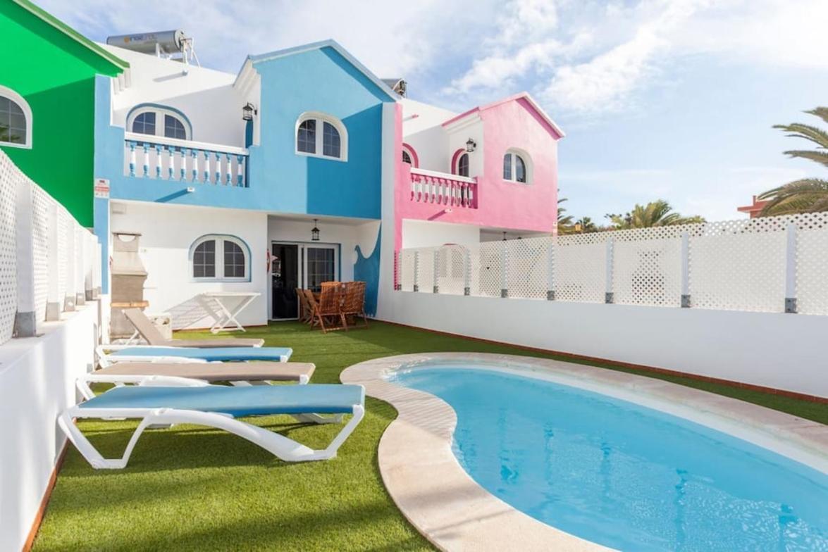 Coralejo Beach Villa Agua With Private Pool, Bbq & Fast Wifi By Amazzzing Travel 코라레호 외부 사진